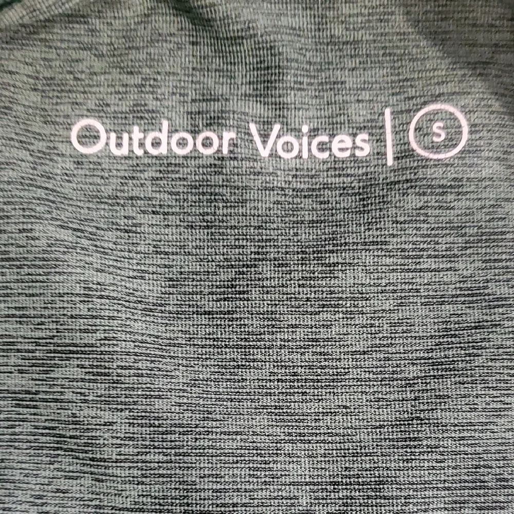 Outdoor Voices Heathered Green Sports Bra Size S